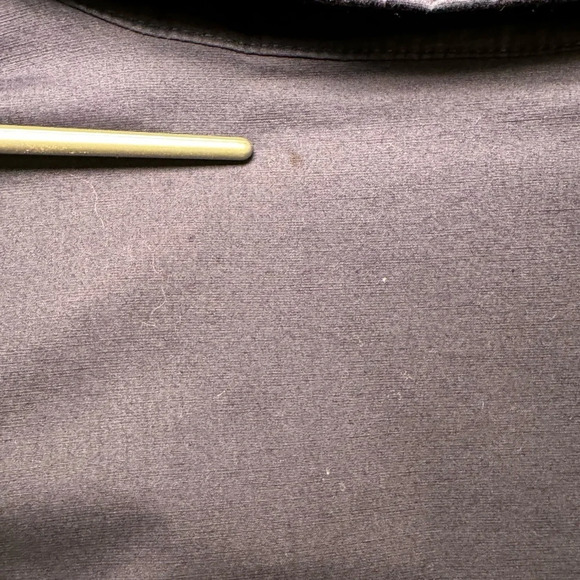 🌻 Soft Surroundings Ella Floral Appliqué Tunic Top Navy size Small - Picture 11 of 11